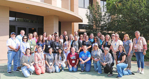 At the Texas Farm Bureau Summer Ag Institute last week in Waco, Myles Hammack and Meagan Hammack, teachers at Spur ISD, attended to represent Dickens County. | COURTESY PHOTO
