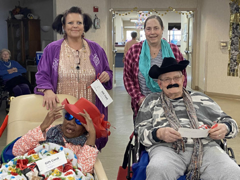 CLASHIN’ FASHION SHOW Kent County Nursing Home residents and staff had a lot of fun last week with their Clashin’ Fashion Show. | COURTESY PHOTOS