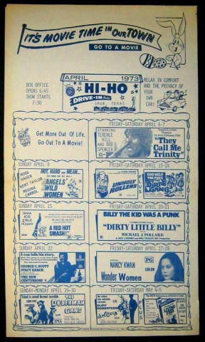Spur Hi-Ho Drive-In poster April