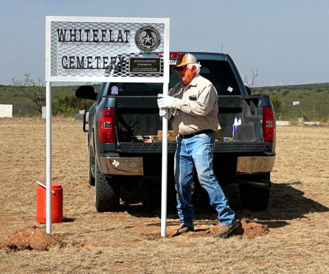 CEMETERY RECOGNITION The Motley County Museum will host an event to recognize placement of a new Texas historical marker at the settlement of Whiteflat. | COURTESY PHOTO