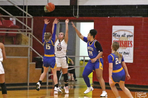 SPURETTES BASKETBALL The Spur girls basketball team has had some wins and one loss in recent weeks.They defeated Aspermont right before Thanksgiving 40-37, then defeated Ira 66-50 on Dec. 3, and lost to Klondike 58-27 on Dec. 5. | DANA CONRAD PHOTOS