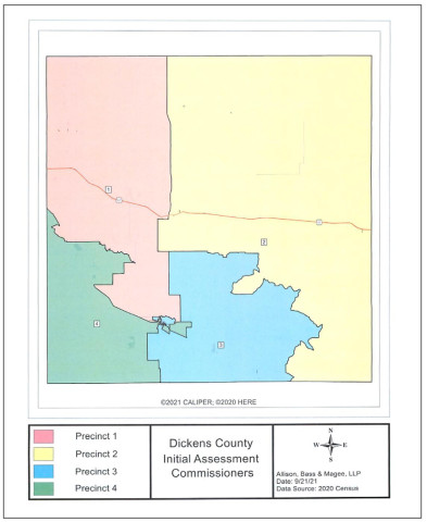 Dickens Commission approves precinct redistricting