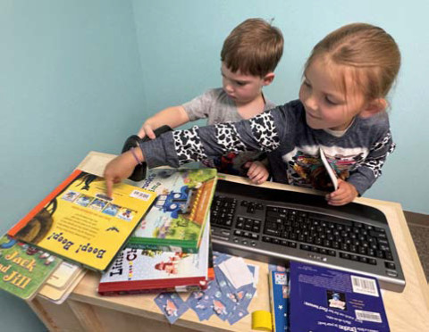 GOT YOUR LIBRARY CARD? Here, I can check that out for you! There’s no limit except the bounds of imagination to what children might learn while hanging out in the new Play Space within the Dickens County Spur Public Library. | THE TEXAS SPUR