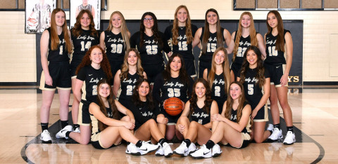 The Jayton Lady Jays girls basketball team was the district runners-up and advanced to the bi-district playoff versus Harrold in Haskell Tuesday, Feb. 11 at 4 p.m. Follow our Facebook page for results and see story next week. | COURTESY PHOTO