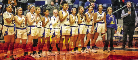 SEASON ENDS The Spurettes, the Spur varsity girls basketball team, lost a tough Area playoff game to the Klondike Lady Cougars Friday night 43-37 in Tahoka. The loss concludes a great season for the Spurettes. With an 8-2 record, they were district runners-up and advanced to bi-district, defeating Petersburg to advance to the Area championship. For the season, they were 18-12. | COURTESY PHOTO