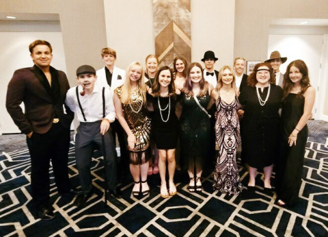 A ROARING GOOD TIME Jeri Holcomb's Texas 4-H Congress contingent closed out their week in Austin in July with a Roaring Twenties-themed party. | COURTESY PHOTO