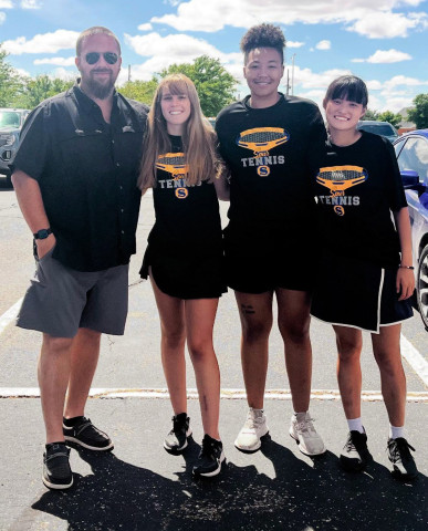 Spur tennis ended their season last week at Regional. Some early matches were won, but advancing matches were lost. Congratulations on a great season. | COURTESY PHOTO