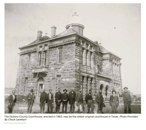 Historic century-old courthouses of the Texas South Plains