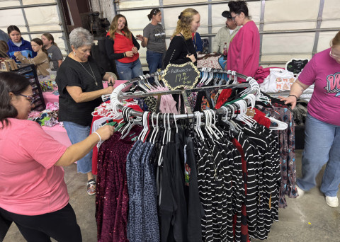 SHOP LOCAL for clothing, crafts, homemade foods, and more while enjoying a delicious fund-raiser meal at the Kent EMS Building Wednesday evening, Dec. 3. | THE TEXAS SPUR