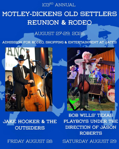 MUSICIANS FOR 2026 OLD SETTLERS DANCES