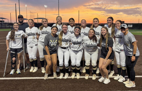 HISTORIC FIRST For the first time in school history, Jayton has a varsity girls softball team headed to the playoffs. The Lady Jays will face Cross Plains Friday, April 24. | COURTESY PHOTO