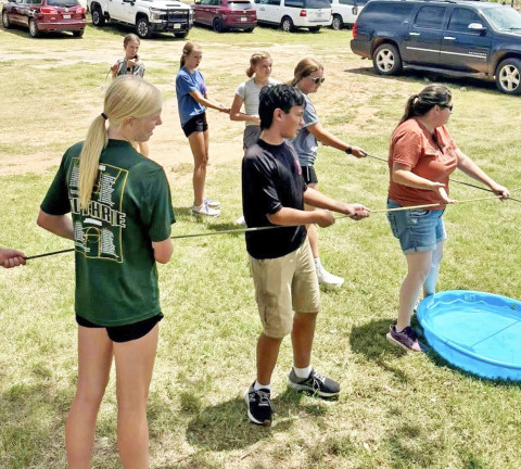 Dickens 4-H attends 10-County Camp