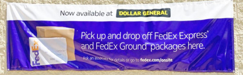 FedEx shipping now available inside Spur Dollar General store