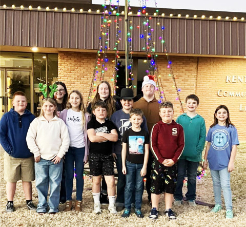 HOLIDAY HELPING This weekend a group of the Kent County 4-H members met to make gift bags and deliver them to elderly community members, to wish them a Merry Christmas. | COURTESY PHOTO