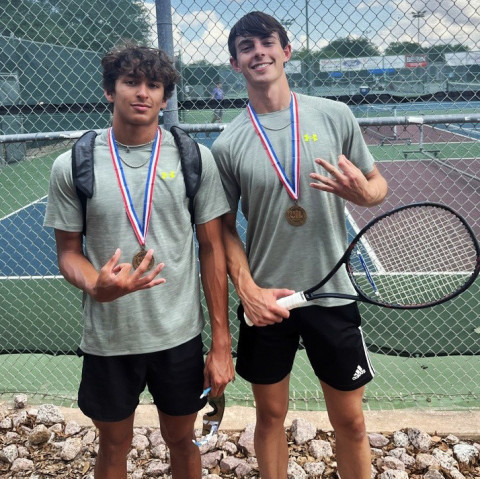JAYTON TENNIS STATE-BOUND Congratulations go to Sean Stanaland and Griff Reel, who took 3rd llace at Regionals and are Statebound in tennis.The State tennis competition will be May 15 and 16 in San Antonio. | COURTESY PHOTO