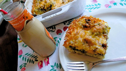 CLIP THIS RECIPE out of the paper and hang it on your fridge—you may want to serve this tasty casserole on Christmas morning. | ANGELINA LaRUE PHOTO
