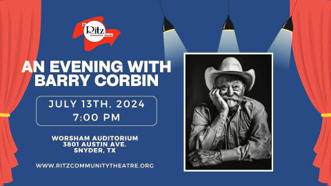 RITZ FUNDRAISER Star of stage and film Barry Corbin presents an evening of storytelling and Q-and-A in Snyder July 13. | COURTESY ART