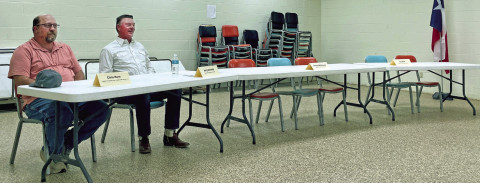 TOWN HALL Dickens County candidates for the March 5 primary were invited to meet and talk with the community Thursday night at the Spur Community Center. Some came. Some didn't. | TEXAS SPUR PHOTO