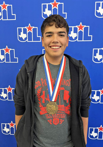 STATE MEDALIST Congratulations go to Patton Springs’ Jet Ramirez, who placed 3rd in the state in 1A Academic UIL Mathematics.Hisscoreof120,whichearnedhimthebronzemedal, was an official personal best. | COURTESY PHOTO