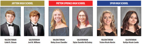 46 seniors to graduate across Texas Spur Country this month