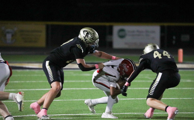 WINNING RETURNS The Jaybirds roared back into the win column Friday night, defeating the Roby Lions 70-8. | KEVIN MOODY