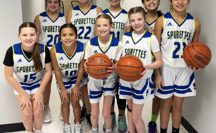 CHAMPS The Junior High Spurettes won the Lubbock Roosevelt 7th grade division tournament championship this past weekend. | COURTESY PHOTO