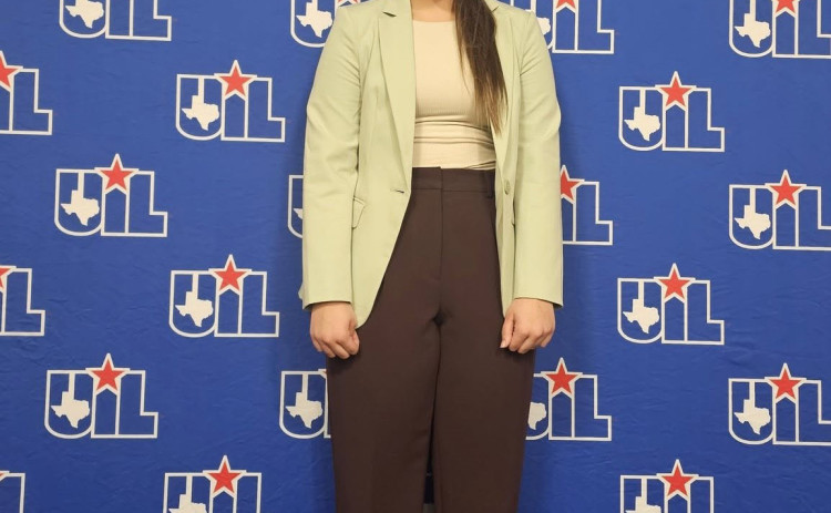 Melody McClane represented Jayton-Girard ISD at State Congress at the University of Texas in Austin. | COURTESY PHOTO