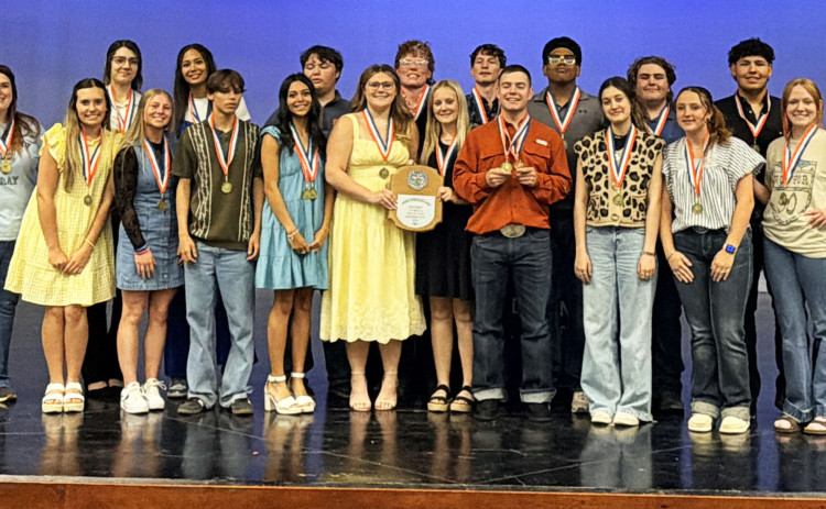 MAKING HISTORY For the first time in eight years, Spur’s One Act Play was selected to advance to the area round of UIL competition, which took place Tuesday in Sundown. | COURTESY PHOTO