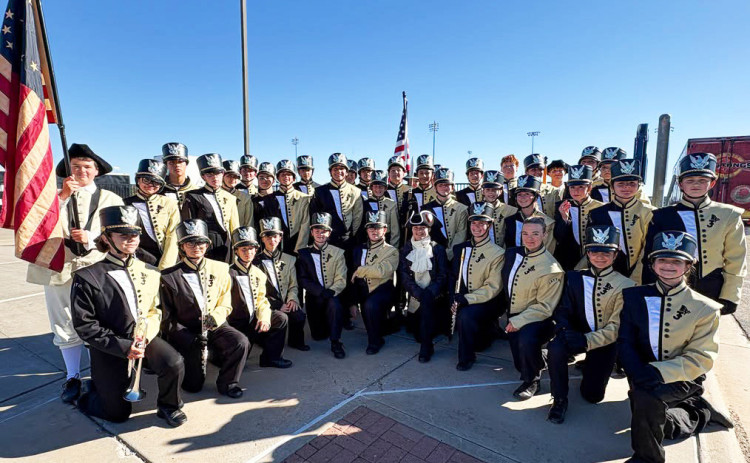 GOIN’ BAND FROM JAYBIRDLAND The Jayton band competed at the UIL Region 16 marching contest in Lubbock on Saturday, Oct. 17. | COURTESY PHOTO
