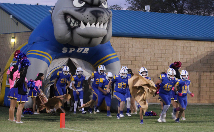 GOOD THINGS “We did some good things,”said Spur Bulldogs head coach MarkWeaver of his varsity football squad. “We just need to stack more good things on top of each other instead of negative plays and be ready to respond next week verses Roby.”