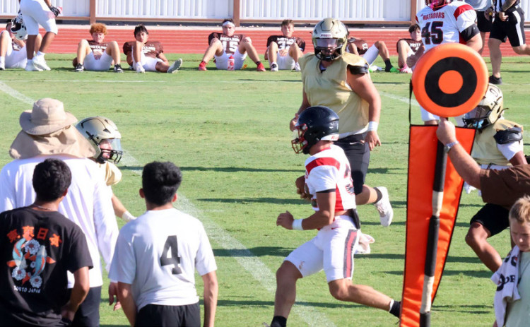 JAYBIRDS SCRIMMAGE The Jayton Jaybirds competed in a threeway scrimmage versus Sands and Motley County, at Sands. | COURTESY PHOTOS