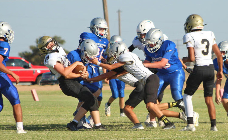 JAYBIRDS BATTLE PATRIOTS in an away game that ended in their favor at halftime by the mercy rule. | COURTESY PHOTOS