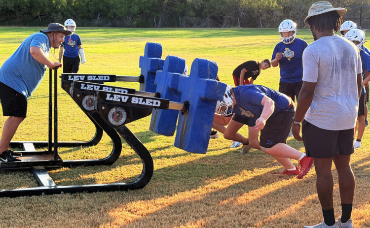 New Spur football coach MarkWeaver and the Bulldogs started two-a-day workouts on Monday. The team will host Midnight Madness Saturday, Aug. 8 at 12:01 a.m. at Jones Stadium in Spur.The Jayton Jaybirds also started their drills this week, in preparation for the 23rd annual Gridiron Classic, coming upThursday, Aug. 27 through Saturday, Aug. 29 at Jaybird Stadium.