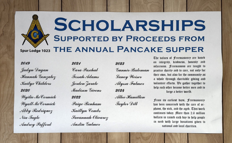 Local Masons award scholarships
