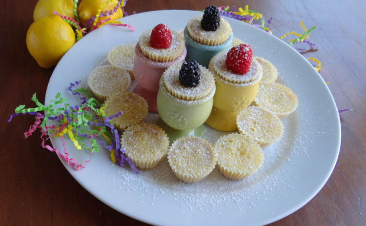 SPRINGTIME IN A TART This pastry’s flaky shortbread crust and a tangy custard filling combine to satisfy your sweet tooth, with a little pucker power. Their sunny yellow color and fresh lemon flavor remind us it is springtime. | ANGELINA LaRUE PHOTO muffin tins, 24 count.