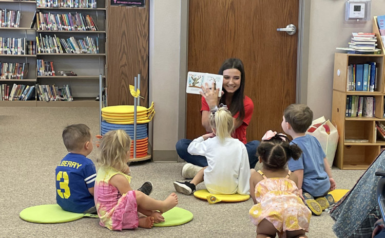 STORY TIME at the Spur public library begins at 10 on Thursday mornings. | COURTESY PHOTO