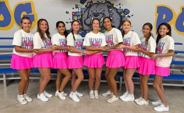 CHEER CAMP Spur Varsity Cheerleaders began preparing last week for a new season with their cheerleader camp. | COURTESY PHOTO