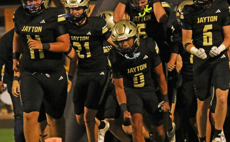 CLASSIC WIN The Jayton Jaybirds hosted the 23rd Annual Gridiron Classic and defeated the Robert Lee Steers 71–26. | JAYBIRD MEDIA PHOTOS