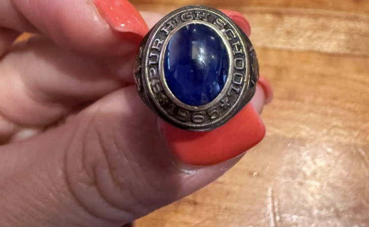 RING RETURNED The Spur Class of 1965 ring shown above made its way back to its original owner this summer after a long absence. | COURTESY PHOTO