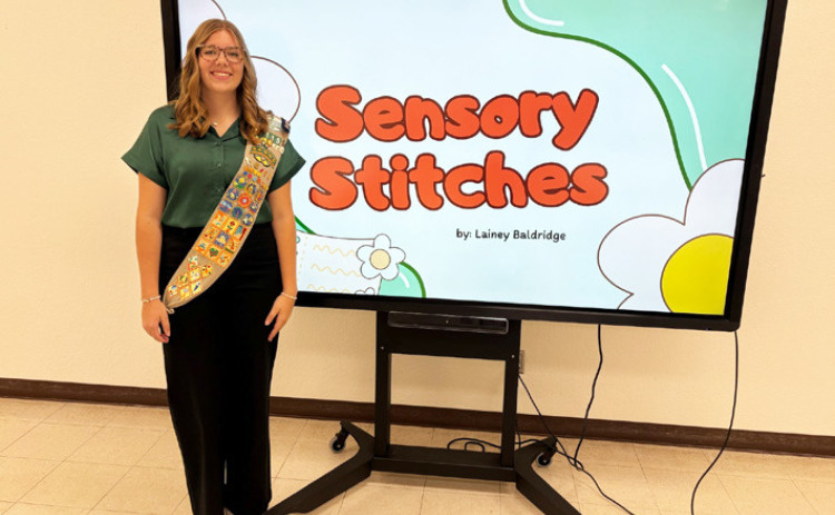 Jayton Girl Scout’s project to