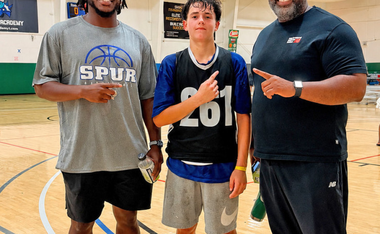 Spur’s Hall makes his mark on the basketball court—during the off-season