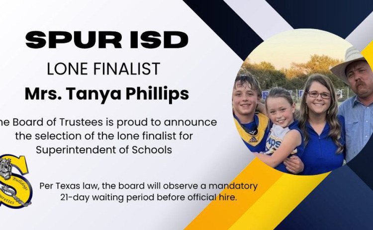 Phillips tapped for promotion to Spur ISD superintendent