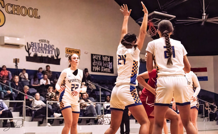 Spurettes take three wins in Lamesa Tournament