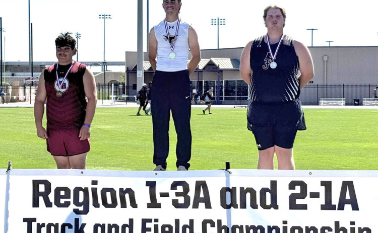 STATE QUALIFIER Congratulations go to Jayton’s Garrison Allen, regional runner-up and State qualifier in the discus. | COURTESY PHOTO