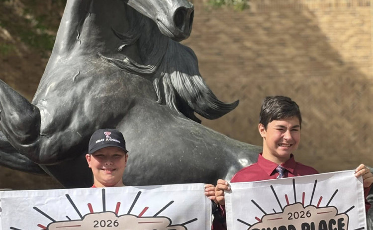 District 4-H meat judging was held on Monday. Lots of studying goes into this contest. Henry Chapman was Reserve Champion Junior individual, and CalvinHays Chapman took 3rd place Intermediate individual. | COURTESY PHOTOS