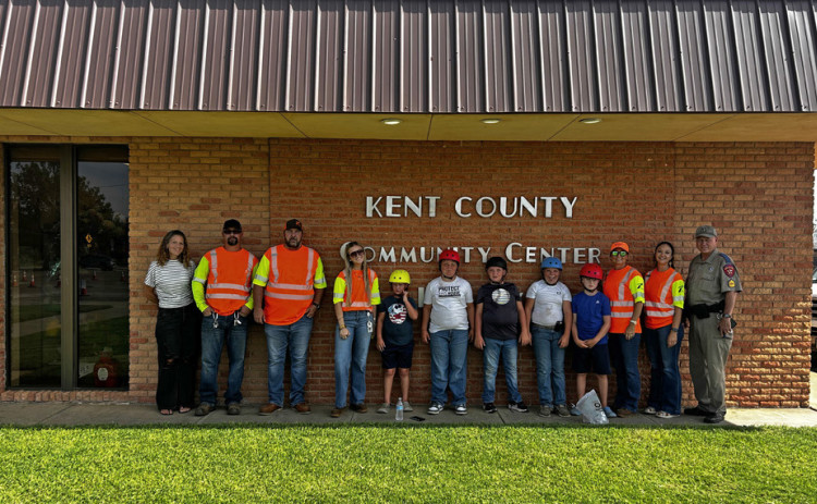KENT LIBRARY BIKE RODEO At the Kent County Library last week, the Texas Department of Transportation and the Kent County Library teamed up to teach local youngsters bike safety as a part of the library’s summer reading program. Youngsters brought their own bikes, learned about bicycle safety and received a free helmet. | COURTESY PHOTOS