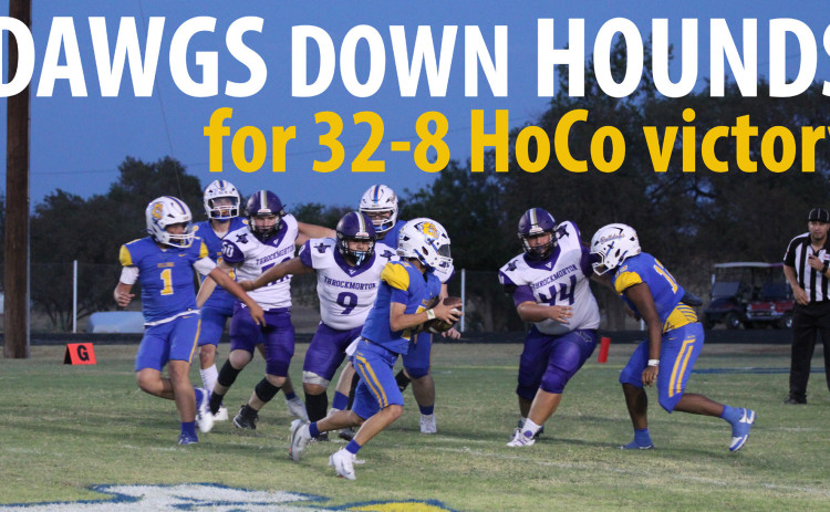 NEWWINNINGSTREAK Spur’s varsity Bulldogs took the field at Jones Stadium Friday night, dismantling theThrockmorton Greyhounds and snapping a 14-game losing streak with a decisive 32-8 victory. | COURTESY PHOTO