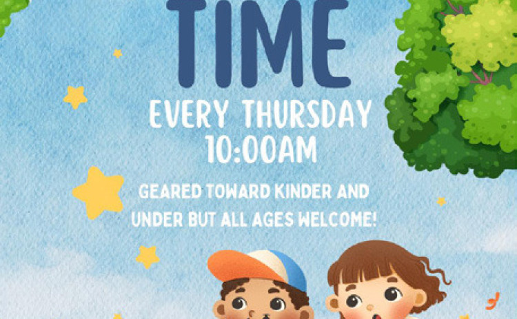 STORY TIME Mark your calendars! Story time is 10 a.m. everyThursday at the Spur Library. | LIBRARY GRAPHIC