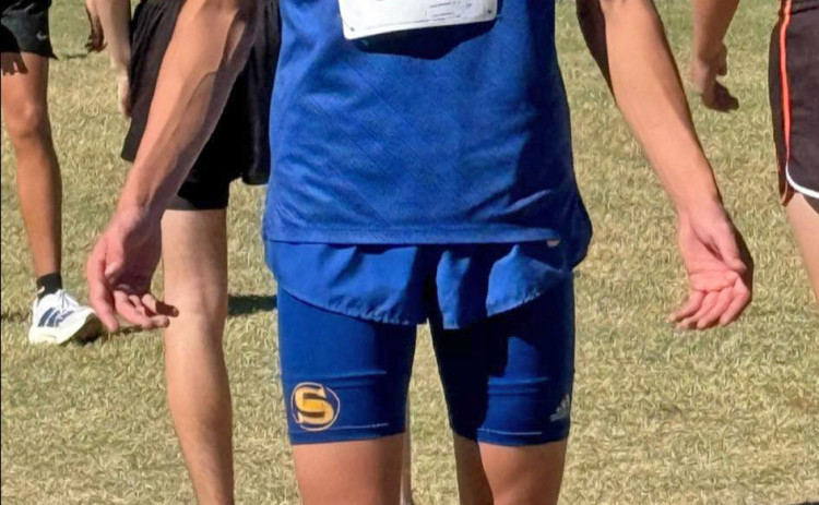 Wade McGalliard finished 31st last week at the 1A Regional cross country meet in Lubbock. | COURTESY PHOTO