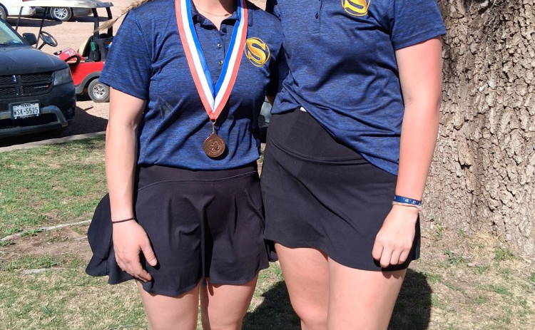 Spur has two regional qualifiers in golf, Erin McGalliard and Kimberly Pafford. They competed and advanced at last week’s district golf meet. | COURTESY PHOTO